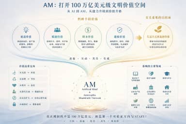 100万亿美元项目长啥样? ——从AI的产业价值到AM的文明级价值空间