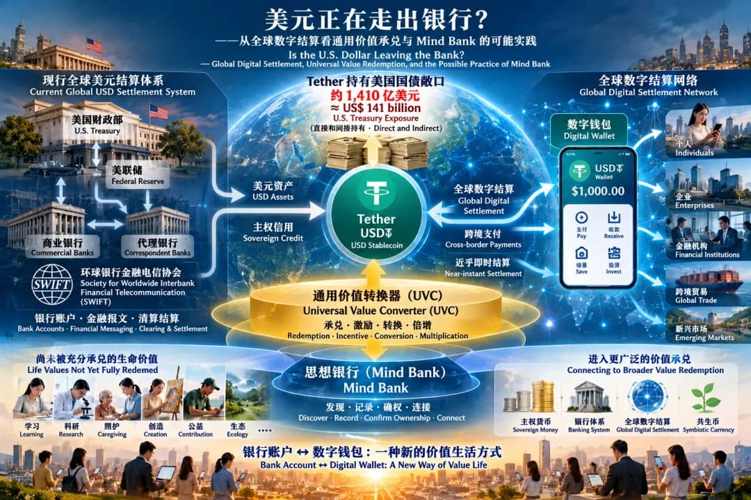 美元正在走出银行?
